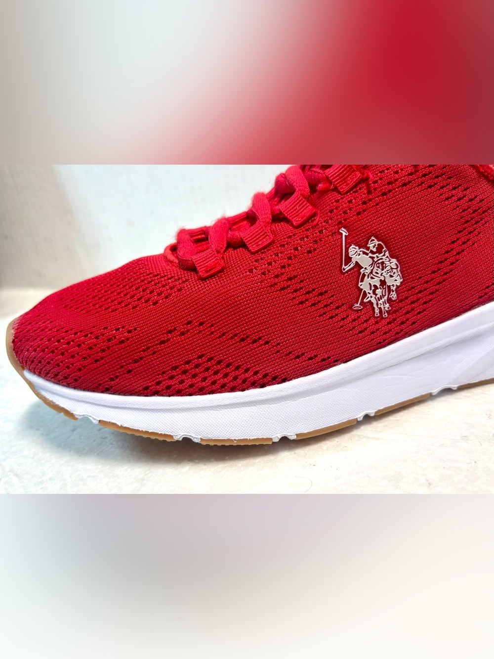 U.S. Polo Assn. Comfortable Running Walking Shoes Lace-Up Athletic Size 7.5 - Picture 8 of 15
